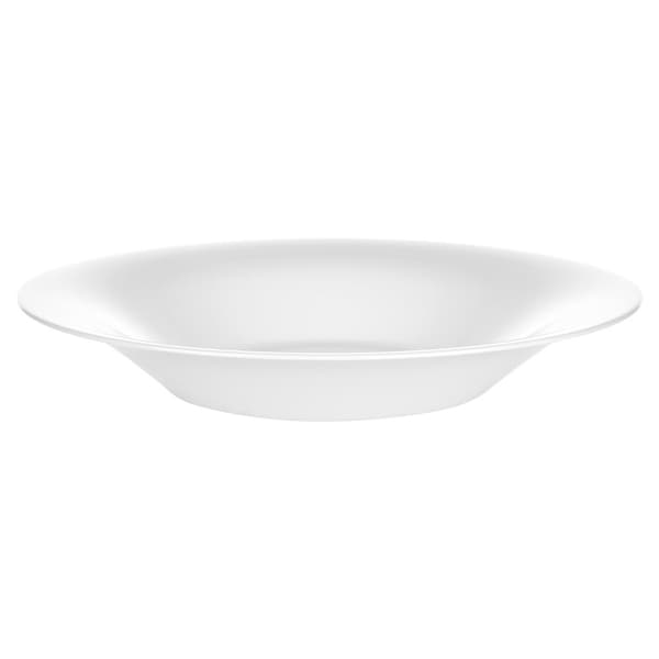 Glasdjupa tallrikar vita 21,5 cm 400 ml 6 st
