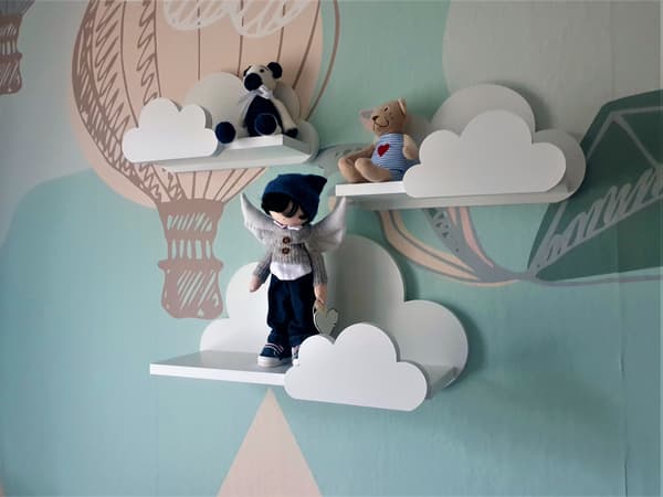 Cloud hylder sæt med 3 MOLI - Prestige