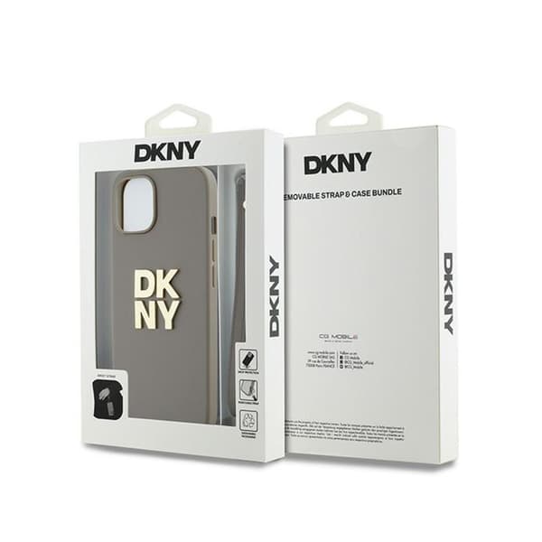 DKNY håndledsrem Stock Logo - iPhone 15 Plus cover (beige)