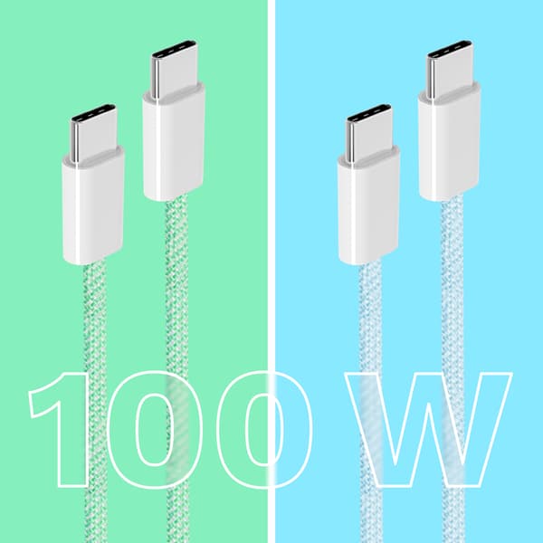 Kruger og Matz Basic USB-C-kabel grønt 100 W 1,5 m