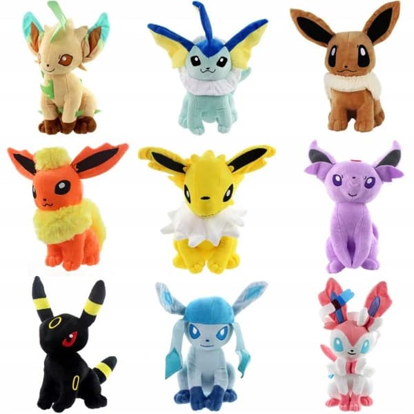 Pokemon Go plysfigur evolution Eevee Espeon 30 cm