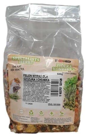 Skinkapåle - Connoisseur's Herbs | Helfoder för råttor och hamstrar - Helfoder för råttor och hamstrar 500 g