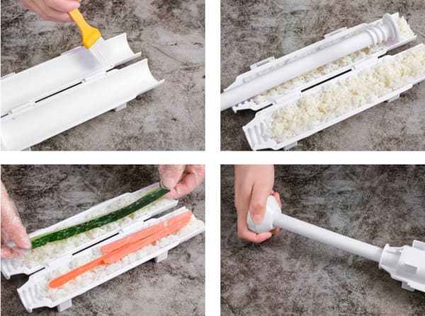 SUSHI-maskine Rør BAZOOKA ROLLER Rullerør Gør-det-selv-tilbehør