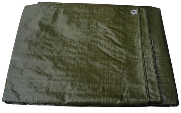 Grøn presenning 4x6 m 130 g/m2