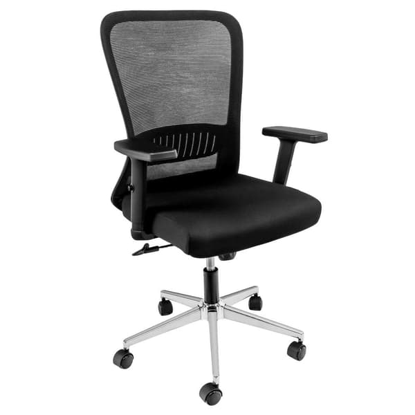 Furvero Norma BM/A1D/L1D sort N drejelig kontorstol
