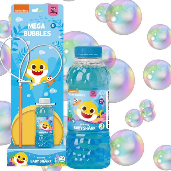 Mega Bubble Maker Kit Baby Shark kuplanesteö 450ml