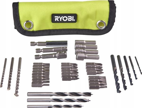 114396 RYOBI Bor- og bitsæt 40 stk. i etui