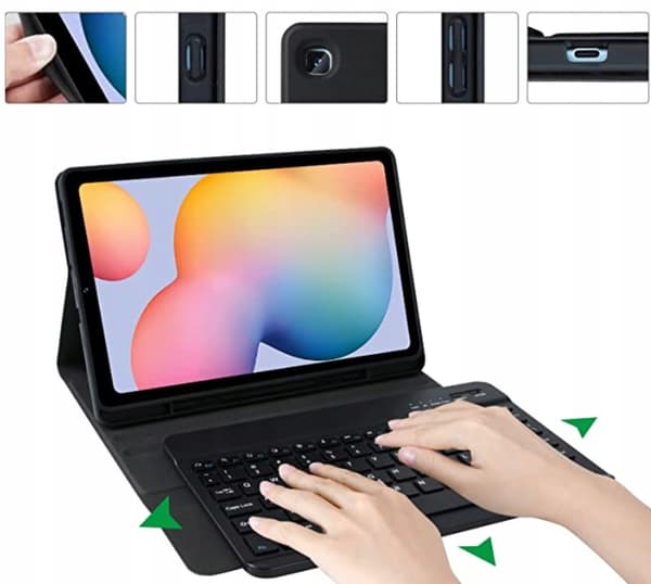 TANGENTBORDSFODRAL för SAMSUNG GALAXY TAB S6 LITE 10.4