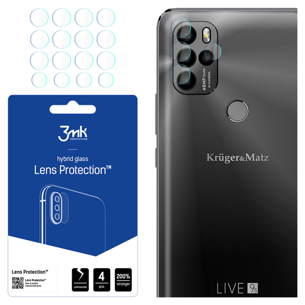 Kruger & Matz Live 9S - 3mk Linsskydd