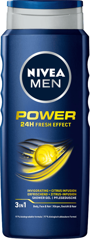 NIVEA Power Refresh suihkugeeli 500 ml