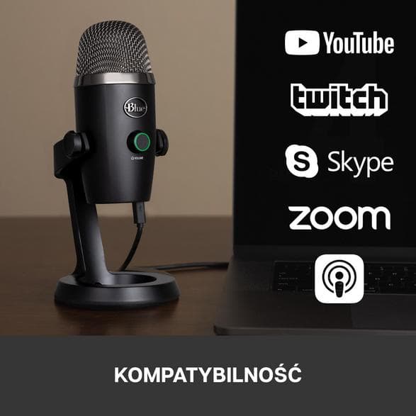 Mikrofon BLUE Yeti Nano Sort (Blackout)
