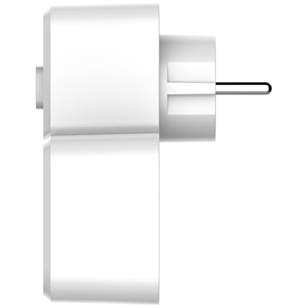 Beline strømskinne med LED-baggrundsbelysning 2xUSB-A/USB-C/2xAC hvid
