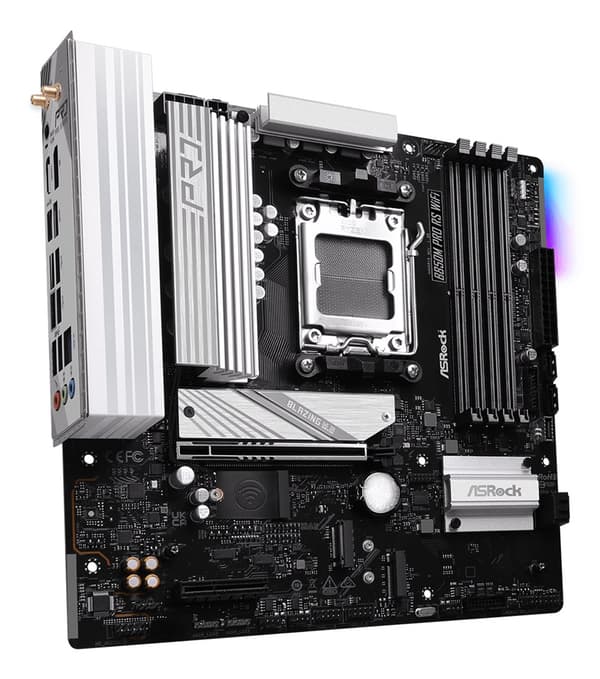 ASRock B850M Pro RS WiFi bundkort
