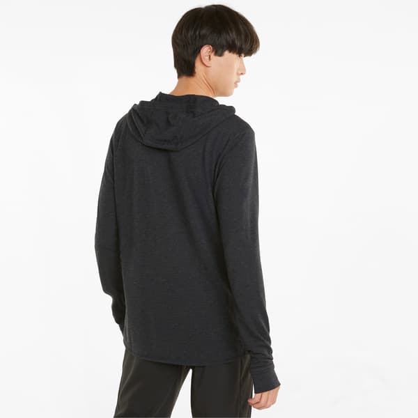 Puma Run Wool Midlayer Herresweatshirt Sort 52086201 Størrelse M
