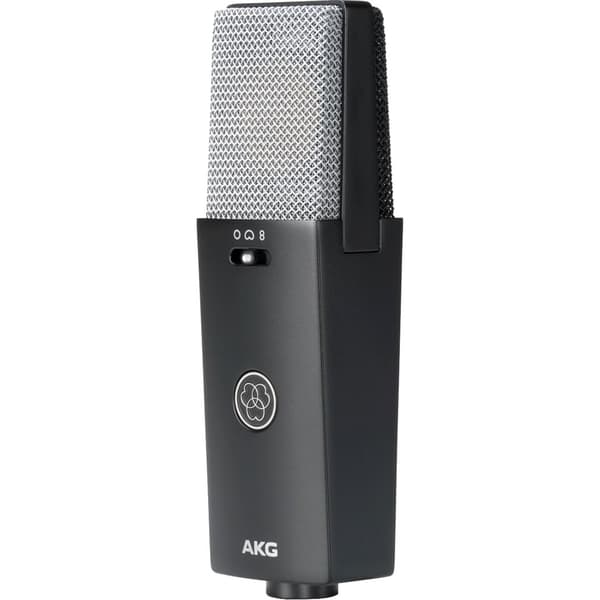 AKG C114 kondensatormikrofon, sort, 48V fantomstrøm