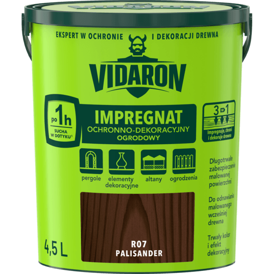 VIDARON HAVEIMPRÆGNERING PALISANDRÆ R07 4,5L