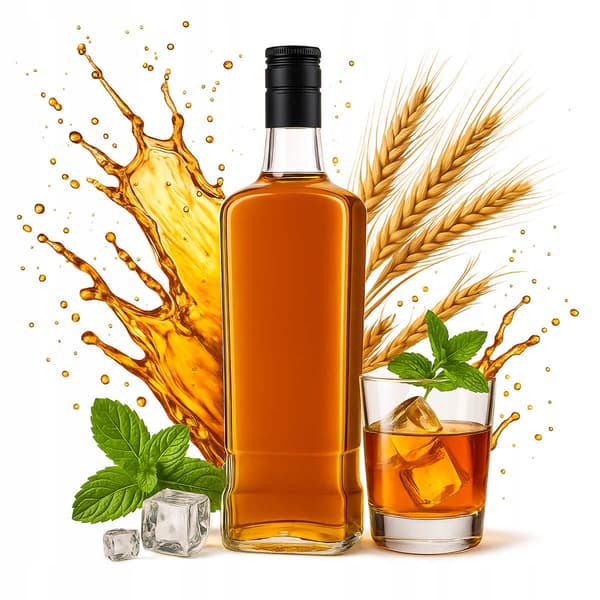 10x JACK WALKER glasflaskor 700ml för vintinktur WHISKY BRANDY 0,7L