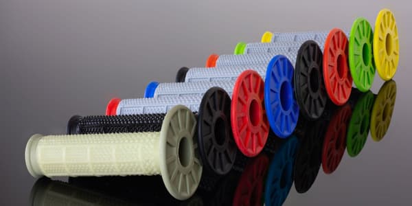 RENTHAL MANETKIMX TRIALS FULL DIAMOND MEDIUM, ENKOMPONENT, FÄRG GRÅ
