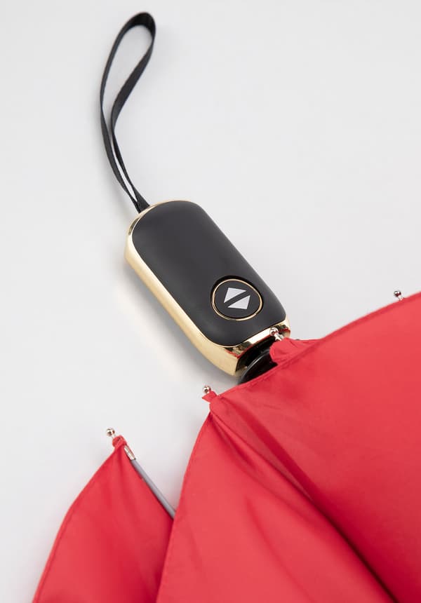 Wittchen Kvinde Automatisk Flad Paraply Rød Polyester