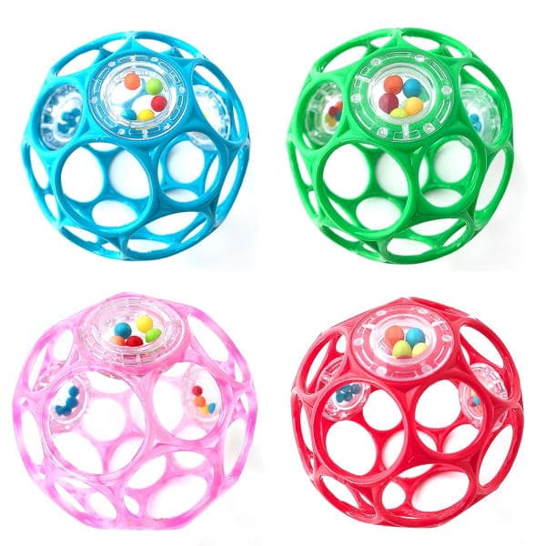 Oball elastisk boll med bollar i olika färger