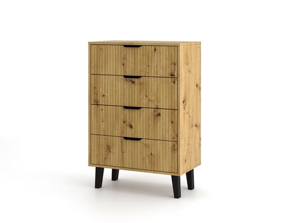 Scandi 4S SLIM -lipasto, Artisan Oak
