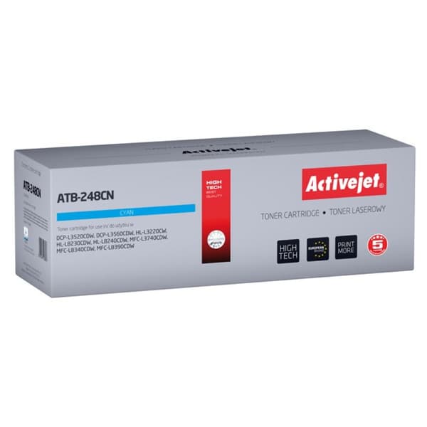 Activejet toner til Brother TN248C, cyan, 1000 sider, ny