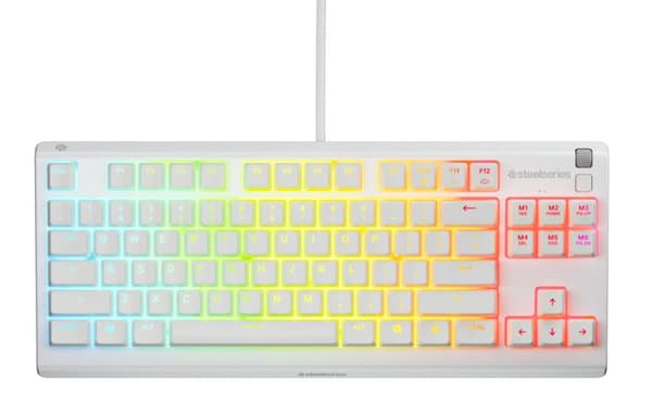 Klaviatur STEELSERIES Apex 3 TKL Vit