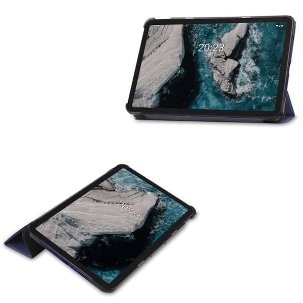 Smartfodral till Nokia T20 (svart)