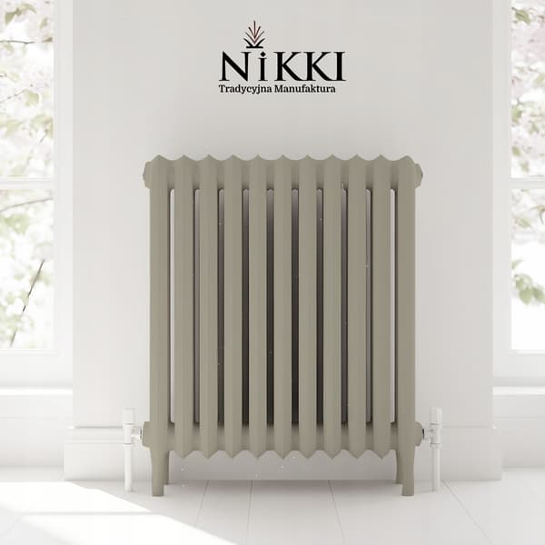 Radiatorfärg Antikorrosiv Resistent 1L Halvmatt Grå Beige 3i1
