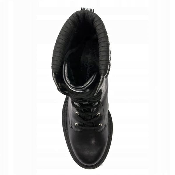 PEPE JEANS DAMESTØVLER, SORTE, SNØRRE 37 AWE
