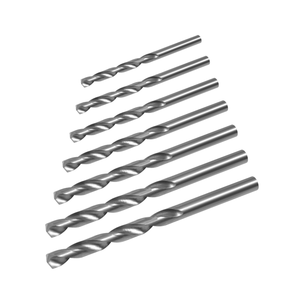 Rebel metallborrset 7-dels