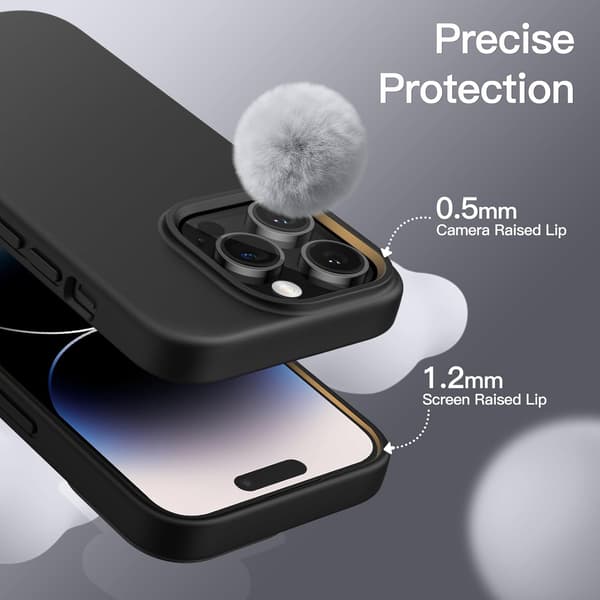 COVER TIL APPLE IPHONE 14 PRO MAX SORT MAT BAGSIDER