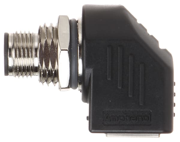 Vinklet adapter M12D-W/RJ45-G