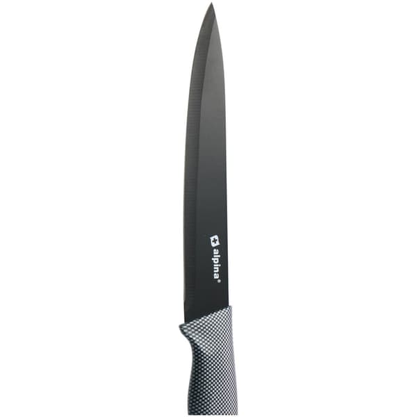 Alpina - INOX knivsæt i rustfrit stål, 6 dele (sort)