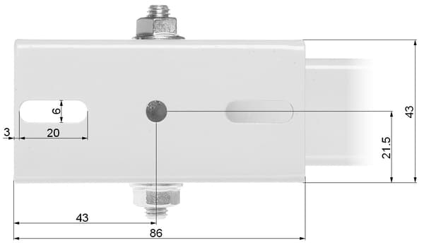BRP-20W STANGHUSBESLAG