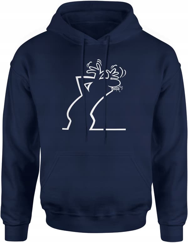 HERRSWEATSHIRT MED TRYCK ROLIG SWEATSHIRT M