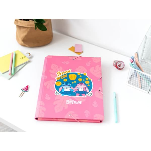 Disney Stitch - Mappe / mappe med elastik A4 (24 x 34 cm)