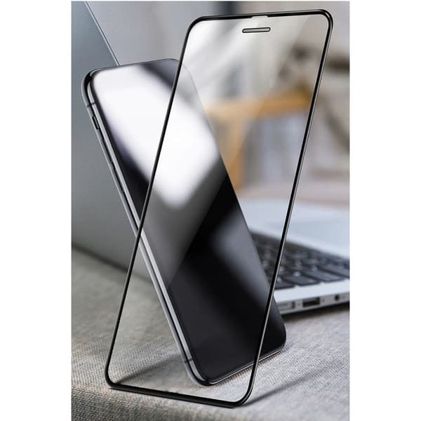 Hærdet glas til CO2-telefon, til iPhone 12 Mini, 10D, sort