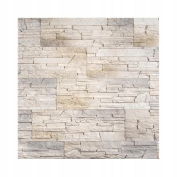 Facadefliser 38,5x13 cm dekorativ gipssten beige 0,45m2