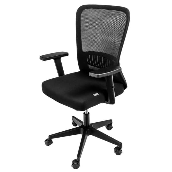 Furvelo Norma BP/A1D/L1D skrivebordsstol med hjul sort