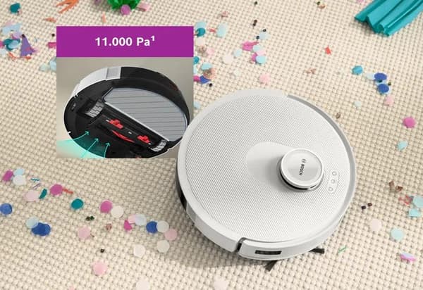 Bosch BCRC1W Vit robotdammsugare och moppare