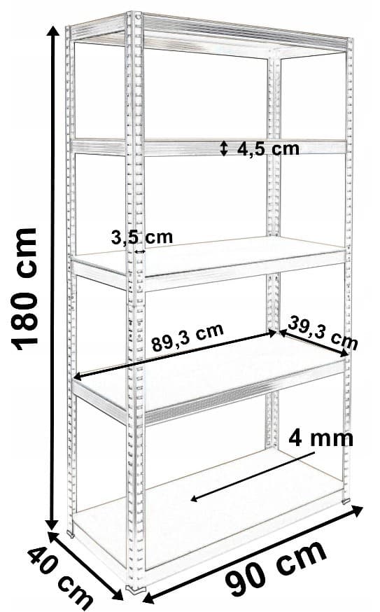G9040 Metallivarastohyllyt
