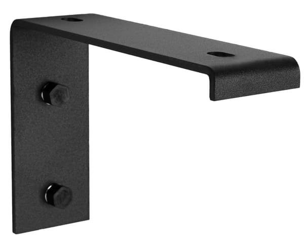 Sort metalhyldebeslag op til 30 kg