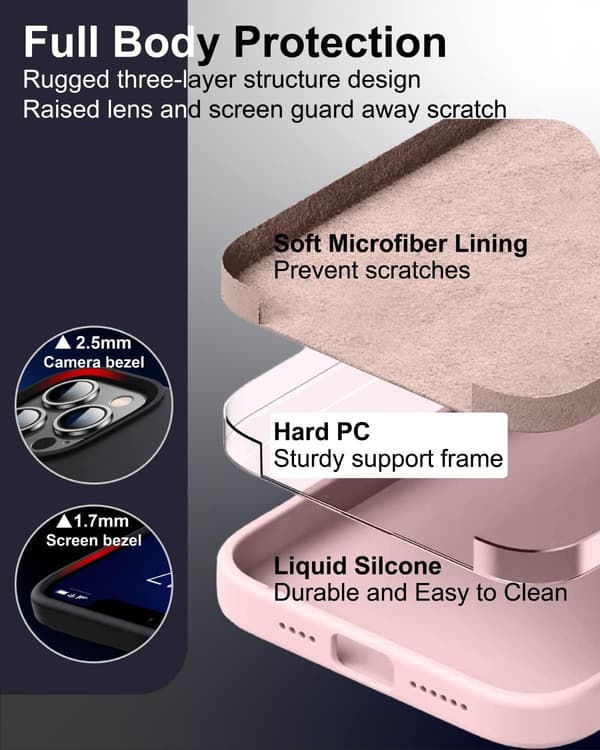 APPLE IPHONE 14 PRO MAX SILIKONIKUORI VAALEANPUNAINEN