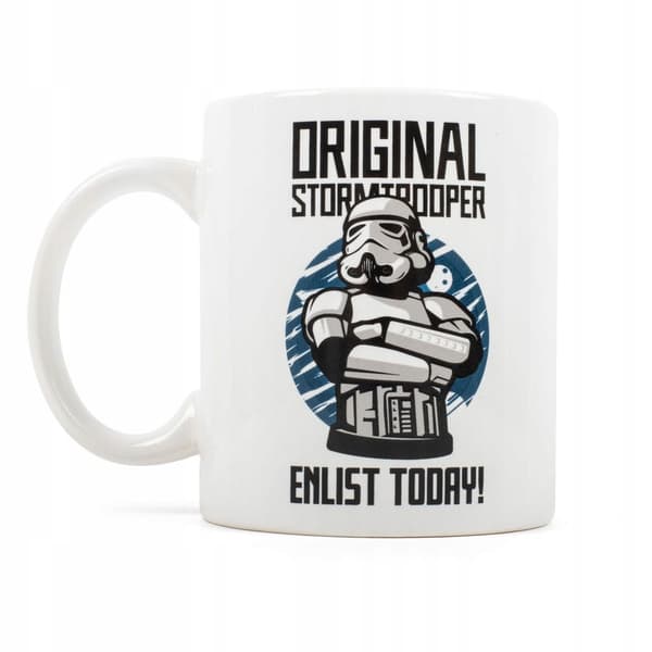 STAR WARS Stormtrooper Originalmugg Värva idag originalgåva