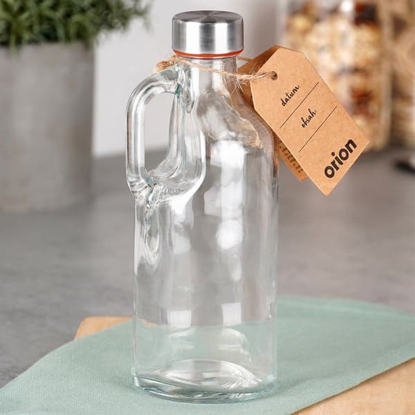 Lasipullo kahvalla 550 ml