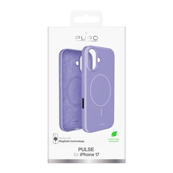 Puro Pulse iPhone 17 polykarbonatskyddsskal - rosa