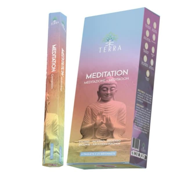 Terra Meditation røgelsespinde 20 stk. til meditation