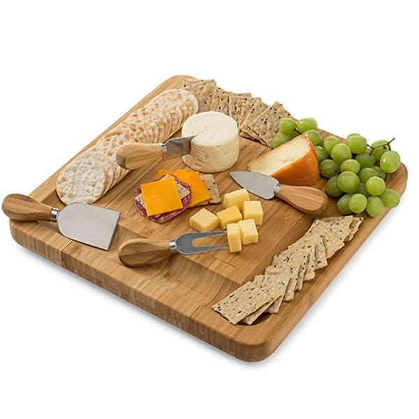 Estera bambus snack- og ostebræt