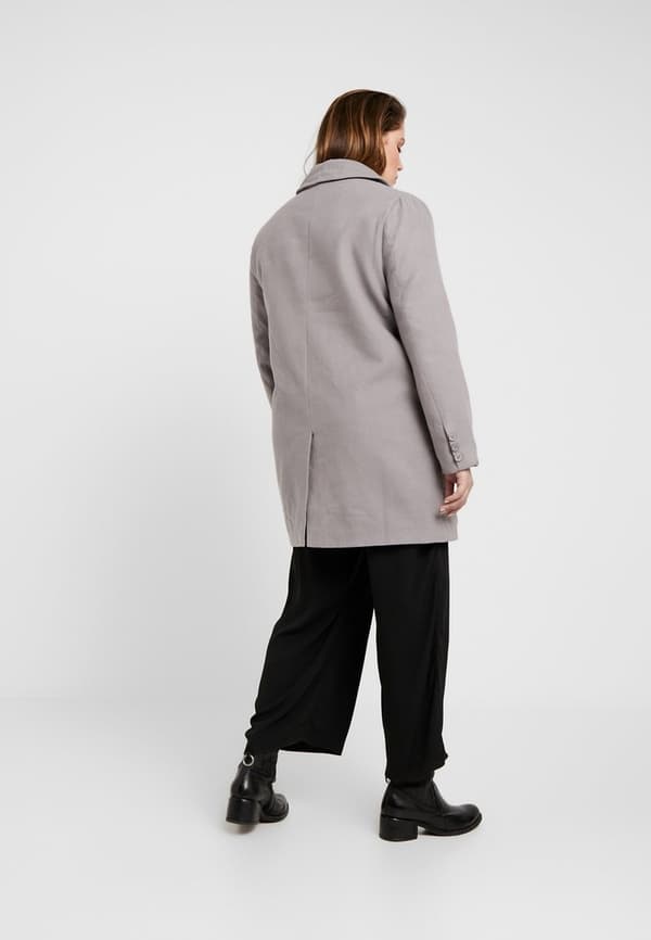 DAMKAPA GRÅ RAK PLUS SIZE 46 1A9G4*